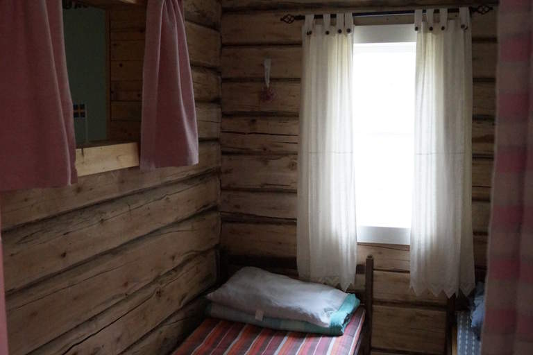 inside the holiday home in Reivo nature reserve: sleeping spot