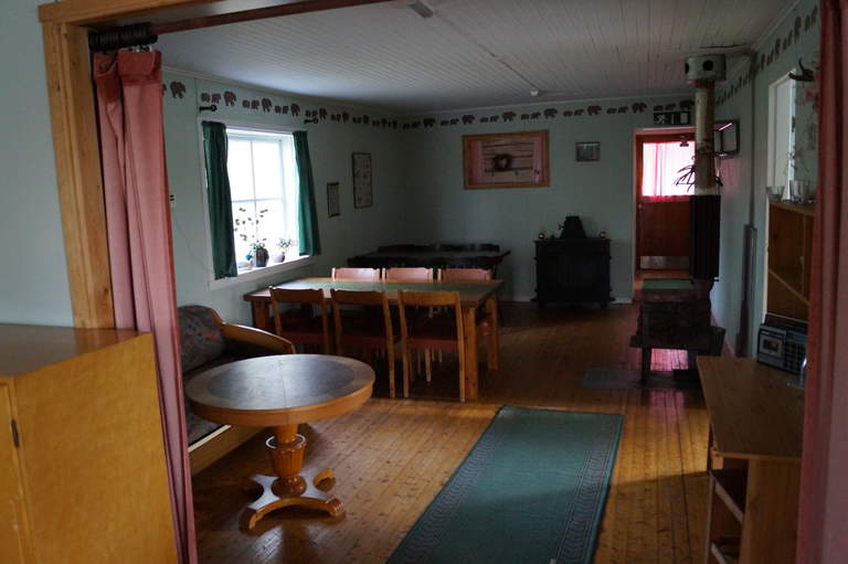inside the holiday home in Reivo nature reserve